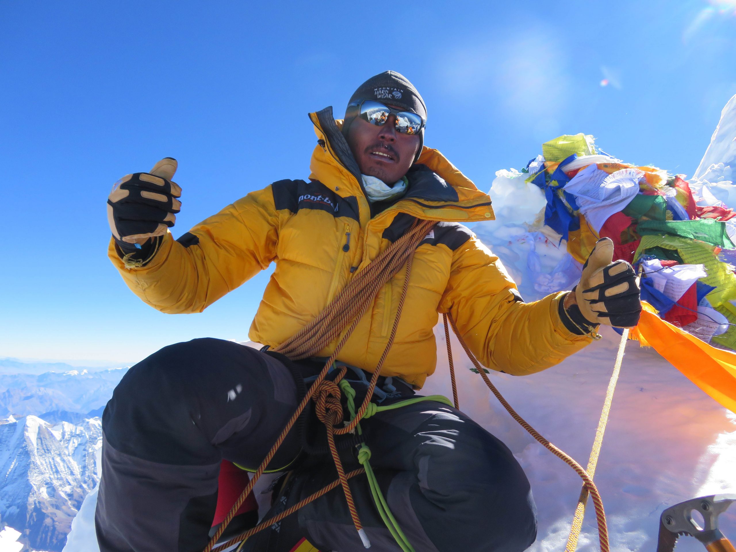 Post about environment and mental health for Nima Gyalzen Sherpa becomes the 6th Nepali in the 14 Peaks club